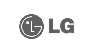 Logo LG escala de grises